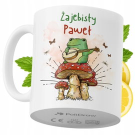 Kubek Dla Pawła na Prezent z Nadrukiem ze Zdjęciem 330 ml PoliDraw
