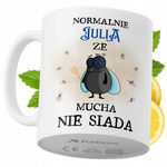 Kubek Dla Juli na Prezent z Nadrukiem ze Zdjęciem 330 ml PoliDraw