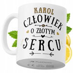 Kubek Dla Karola na Prezent z Nadrukiem ze Zdjęciem 330 ml PoliDraw
