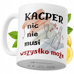 Kubek Dla Kacpra na Prezent z Nadrukiem ze Zdjęciem 330 ml PoliDraw
