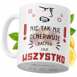 Kubek Dla Kacpra na Prezent z Nadrukiem ze Zdjęciem 330 ml PoliDraw