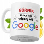 Kubek Dla Górnika na Prezent z Nadrukiem ze Zdjęciem 330 ml PoliDraw