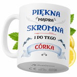 Kubek Dla Córki na Prezent z Nadrukiem ze Zdjęciem 330 ml PoliDraw
