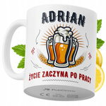 Kubek Dla Adriana na Prezent z Nadrukiem ze Zdjęciem 330 ml PoliDraw