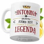 Kubek Dla Antoniny na Prezent z Nadrukiem ze Zdjęciem 330 ml PoliDraw