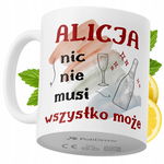 Kubek Dla Alicji na Prezent z Nadrukiem ze Zdjęciem 330 ml PoliDraw