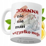 Kubek Dla Joanny na Prezent z Nadrukiem ze Zdjęciem 330 ml PoliDraw