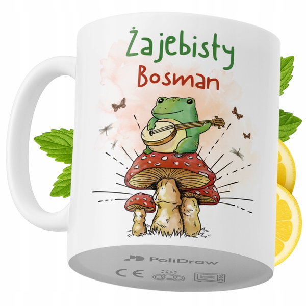 Kubek Dla Bosmana na Prezent z Nadrukiem ze Zdjęciem 330 ml PoliDraw