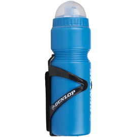 Koszyk na bidon czarny i bidon 750ml niebieski Dunlop