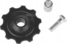 Kółko przerzutki 10T czarne KPR04 black SunRun