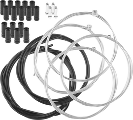 Komplet linki szlifowane pancerze końcówki przerzutki hamulca na cały rower