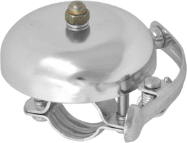 Dzwonek rowerowy typu gong srebrny Retro old style YWS-408A silver