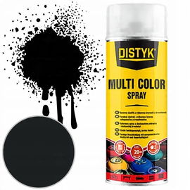 MULTI COLOR SPRAY NA POWIERZCHNIE BUDOWLANY 400ml CZARNY MATOWY DISTYK