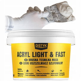 SZPACHLA AKRYL SZPACHLOWY LEKKI KIT USZCZELNIACZ SZLIFOWANY 0,25kg