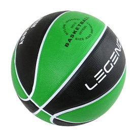Piłka do kosza paneli zielono-czarna Legend BB500 8