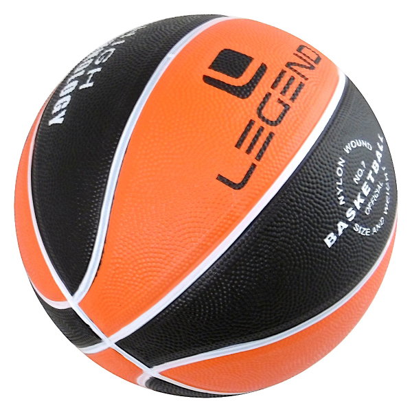 Piłka do kosza paneli czarno-pomarańczowa Legend BB700 8