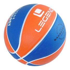 Piłka do kosza BB600 8 paneli niebiesko-pomarańczowa - Legend Sport