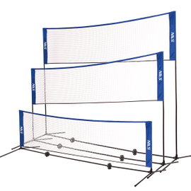 NT7111 3w1 SIATKA MULTIFUNKCYJNA BADMINTON+TENIS+SIATKÓWKA NILS