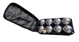 Kule Boule Bule Petanque do Gry Metalowe Solidne KUBISPORT 72 mm 8 szt.
