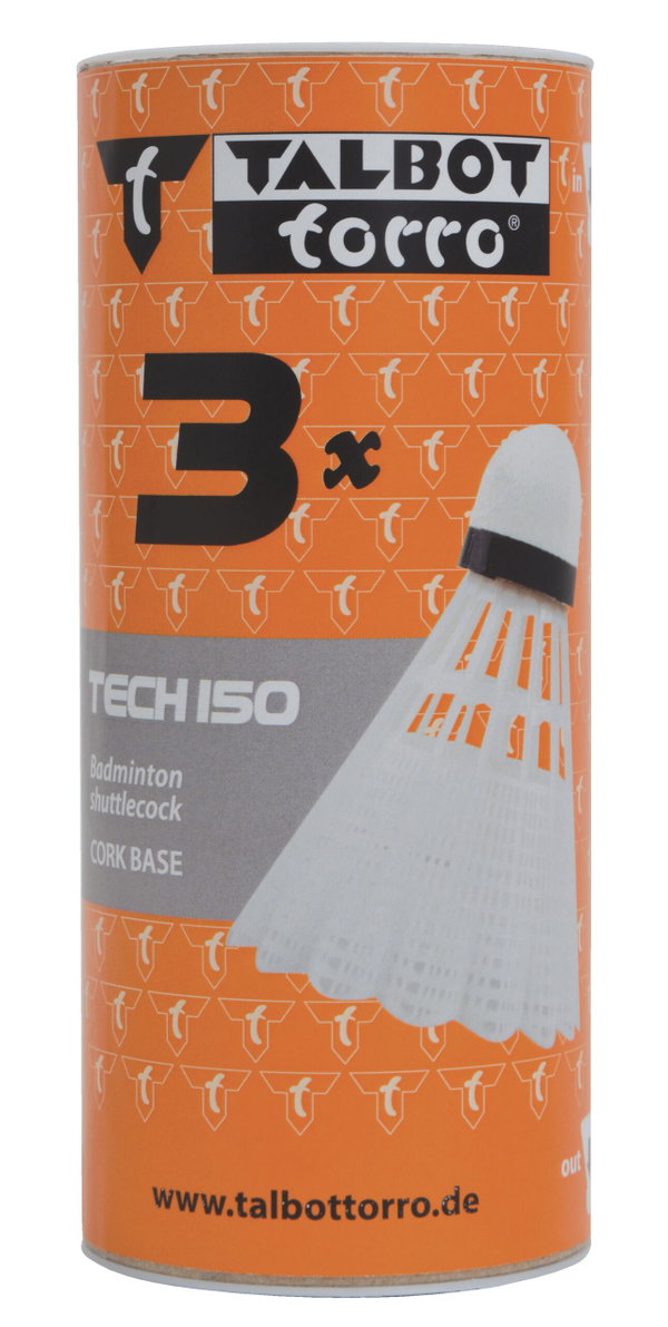 Lotki do badmintona TALBOT TORRO Tech 150 3 szt.