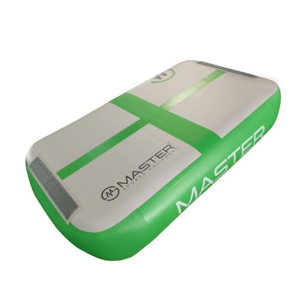 Mata gimnastyczna Airblock MASTER 60 x 100 x 20 cm szaro - zielona