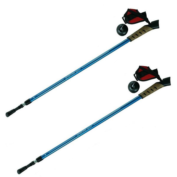 Kije trekkingowe SPARTAN Nordic Walking - Niebieskie