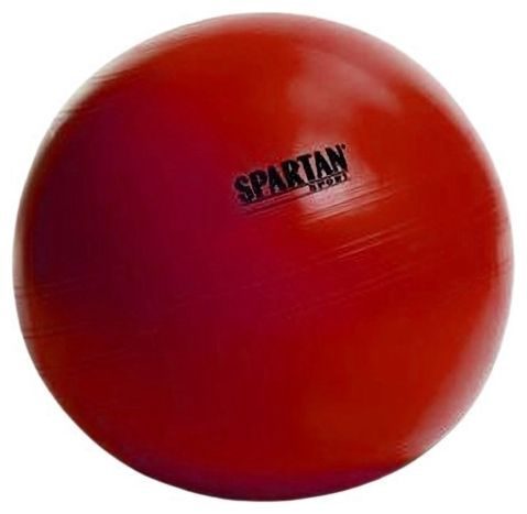Piłka gimnastyczna SPARTAN średnica 75 cm - czerwona