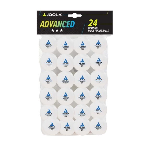 Piłeczki do tenisa stołowego JOOLA Advanced Training *** 24 szt. - białe