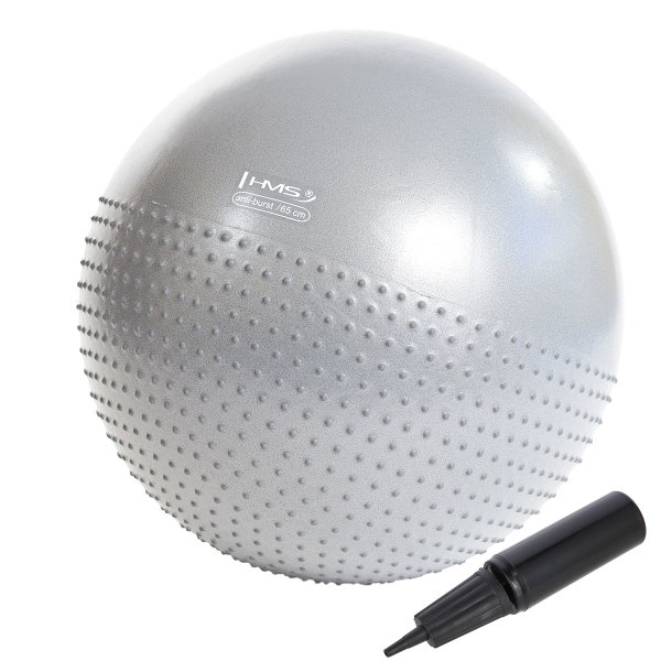 Piłka gimnastyczna masująca Wytrzymała 65cm HMS YB03 NEW