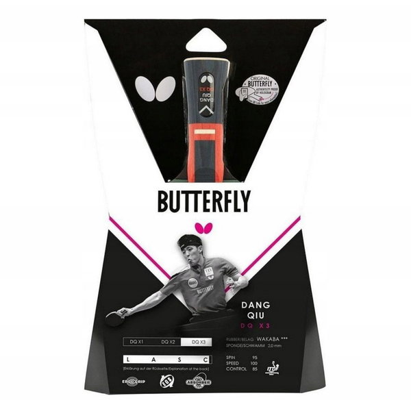 Rakietka Paletka do Tenisa Stołowego Ping Ponga BUTTERFLY Dang Qiu Dqx3
