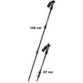 KIJE NORDIC WALKING W POKROWCU EVO ENERO PRO CZARNY MAT r.