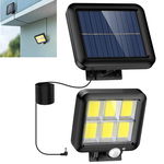 Lampa solarna 120 LED COB z czujnikiem ruchu I zmierzchu ZL-F100