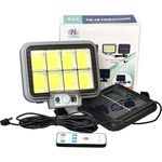 Lampa solarna 160 LED COB z czujnikiem i pilotem HS-8021