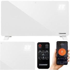 Grzejnik elektryczny szklany Zelva Kaminer 26573