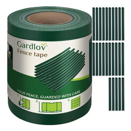 Taśma ogrodzeniowa 19cmx35m 450g/m2 zielona 23699