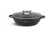 Garnek marmurkowy 24cm 2.5L z pokrywką EB-8159