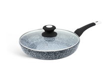Patelnia marmurkowa 22cm z pokrywką EB-9165