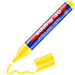 Marker do papieru Flipchart, pisak Edding 30 Brilliant, okrągły, żółty