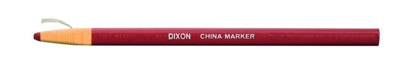 Marker chiński DIXON China Marker, crimson czerwony - 12szt