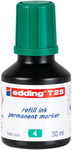 Tusz do mark.perm. 30 ml zielony EDDING T25/004/ZI