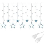 kurtyna girlanda świetlna 138 LED 3m wiszące gwiazdy białe zimne L-192