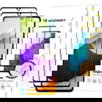 szkło hartowane z ramką Samsung Galaxy A33 5G czarny ZESTAW 2 szt.