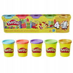 CIASTOLINA PLAY DOH SUPER TUBY ZŁOTA 4+1 E8142 560 gramm