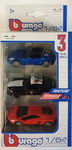 Bburago Maisto Street Fire 1/64 Pack 3 pojazdów 7
