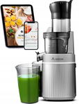 AOBOSI Slow Juicer 200W Sokowirówka z Funkcją Odwrotną Wyciskarka Srebrna