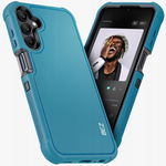 BEZ Etui do Samsung Galaxy A15 5G Plecki Wytrzymałe Antypoślizgowe Błękitne