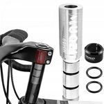 Elaye MTB Adapter Podnosi Kierownicę Ukryty Przedłuża Wysokość Srebrny 60mm