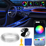 6M ŚWIATŁOWÓD AMBIENT LED RGB OŚWIETLENIE WNĘTRZA