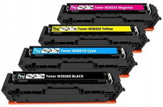 4x Toner 415X do HP Color LaserJet Pro M479fdw M454dn W2030X NOWY CHIP
