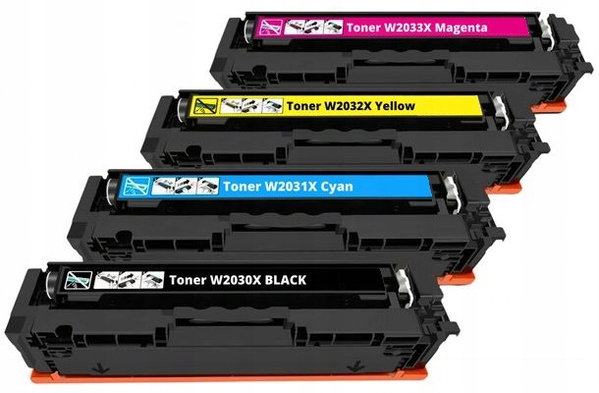 4x Toner 415X do HP Color LaserJet Pro M479fdw M454dn W2030X NOWY CHIP